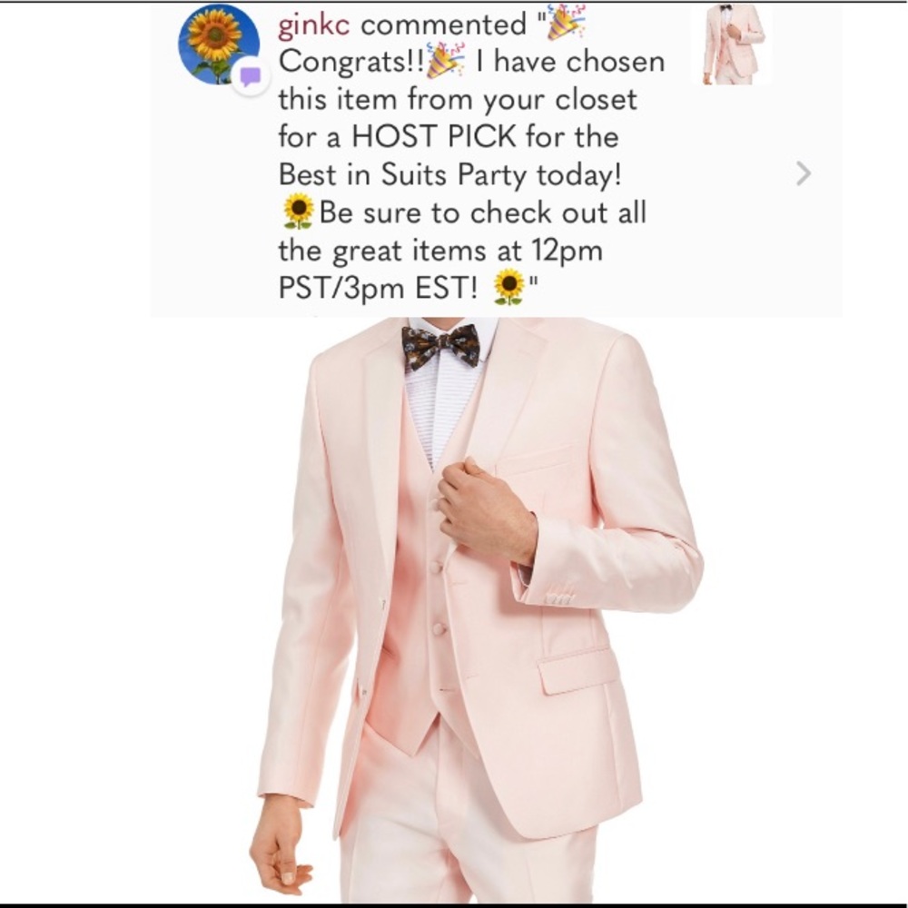Alfani Men Two Piece Tuxedo Suit.